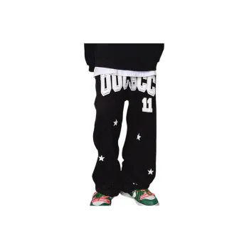 Loose Versatile Foam Printed Trousers