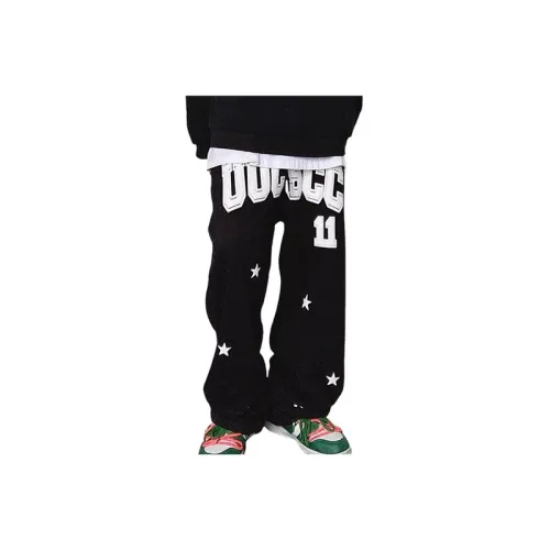 Loose Versatile Foam Printed Trousers