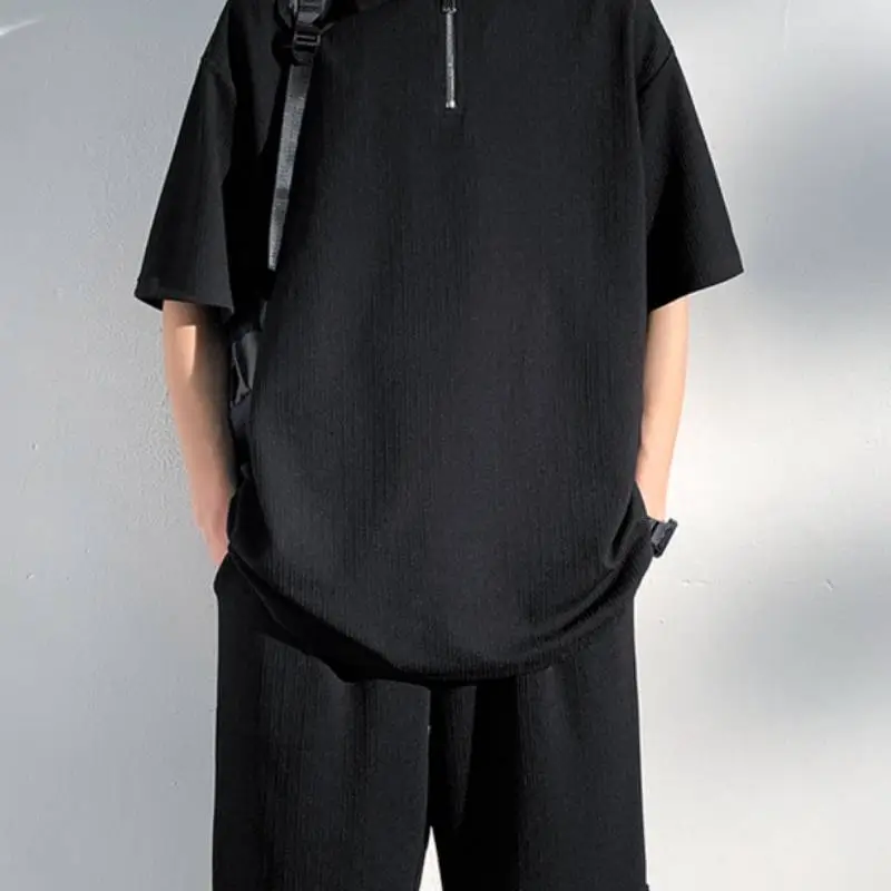 Casual Versatile Comfortable Style Polo Suit-1