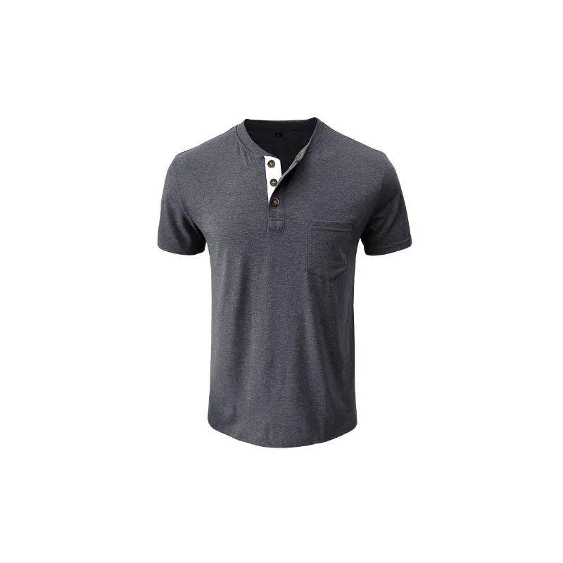 Simple Breathable Cotton Blended Fabric T Shirt-6