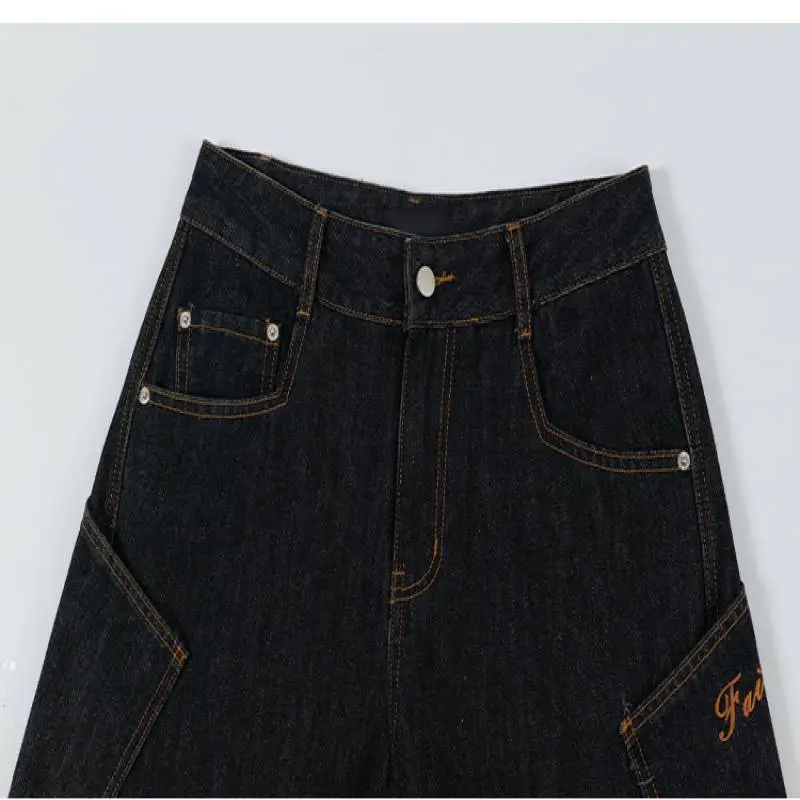 Fashionable Embroidery Jeans-4