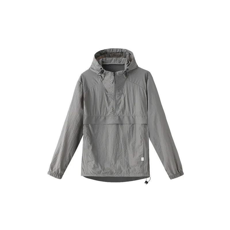 Basics Loose Nylon Sun Protective Clothing Unisex-2