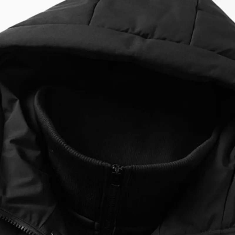 Simple Warm White Duck Down Jacket-4