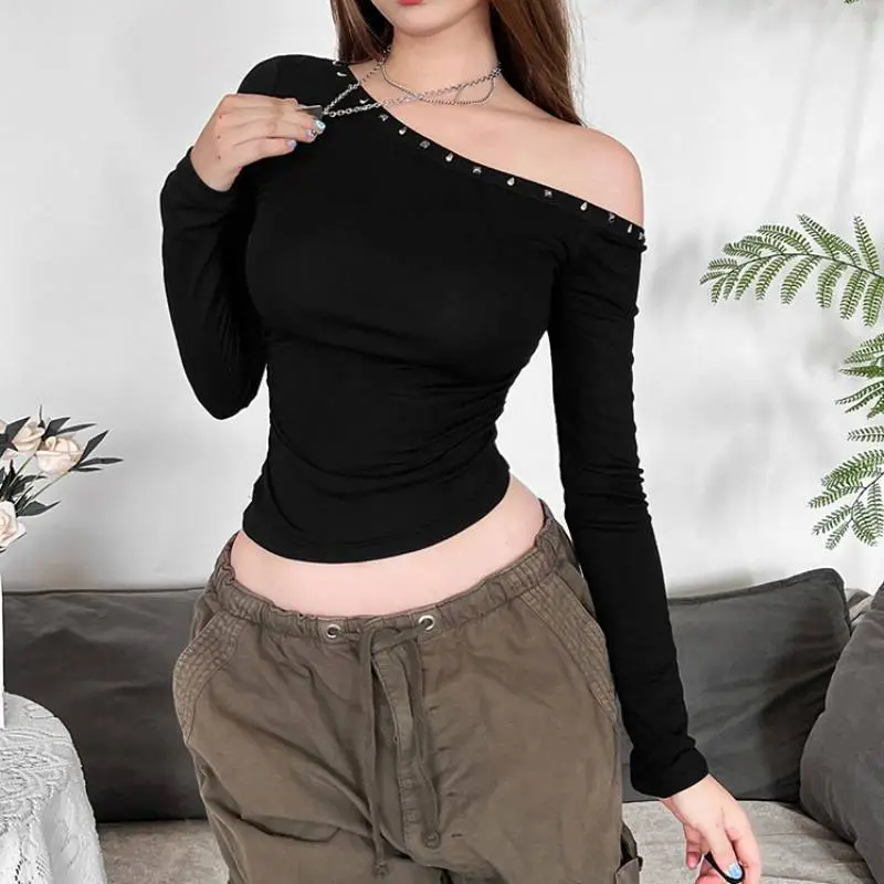 Plain Sexy T Shirt Women-1