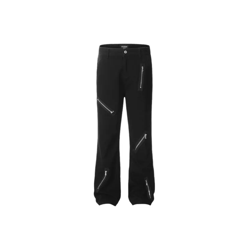 Simple Loose Denim Casual Pants-0