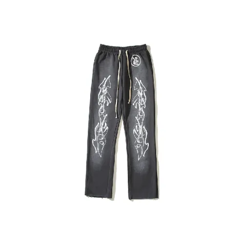 Retro Fire Cotton Sports Pants