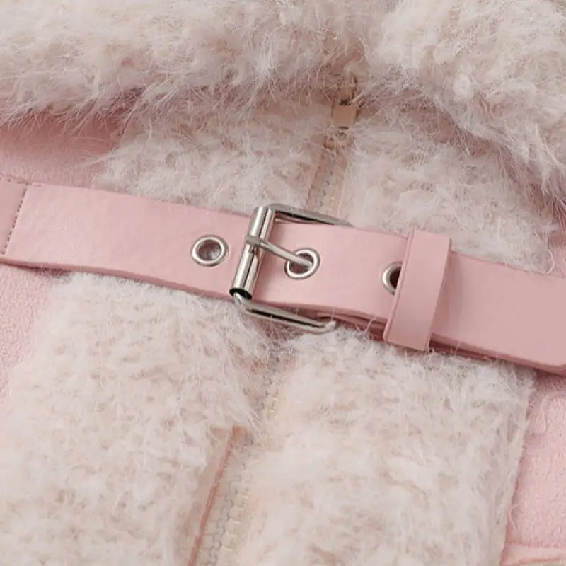 Loose Zipper Quilted Jacket-4