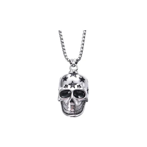Stainless Steel Skull Necklace