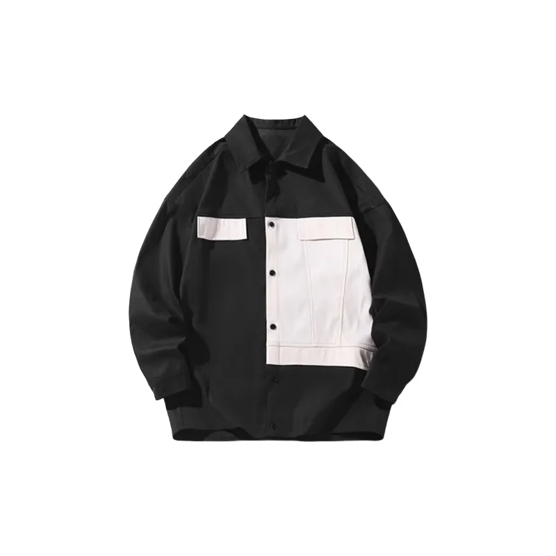 Contrast Color Stitching Jacket-3