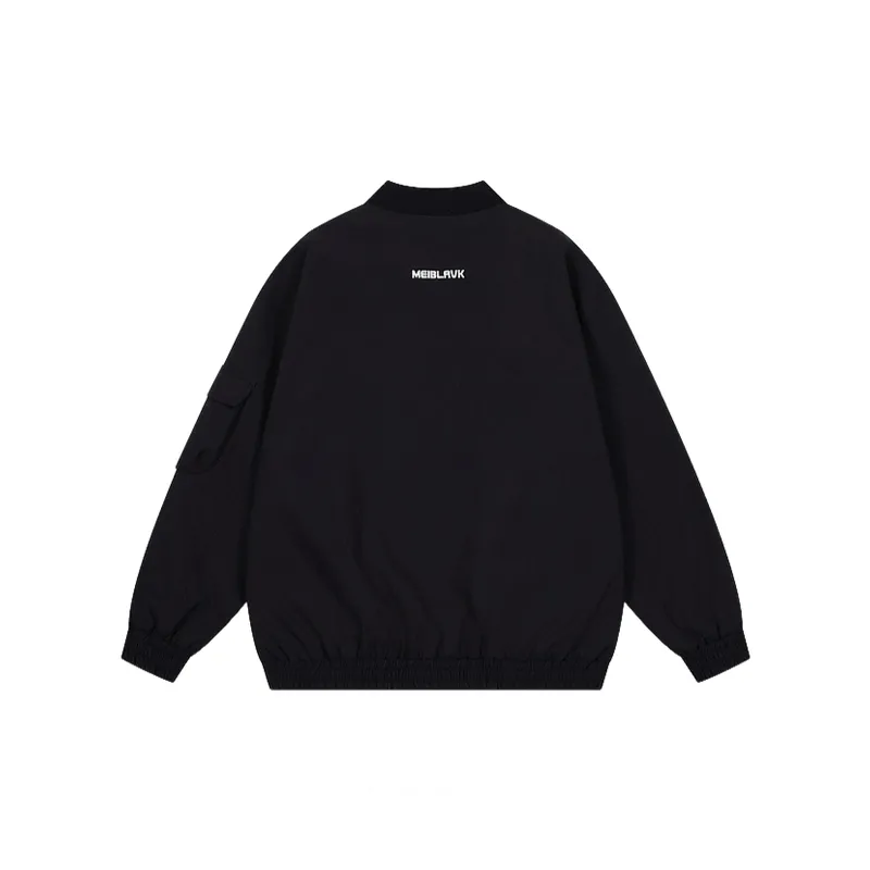 Casual Retro Loose Baseball Jersey-5