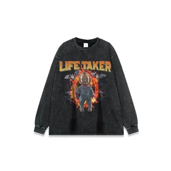 Fashionable Washed Loose Sweatshirt