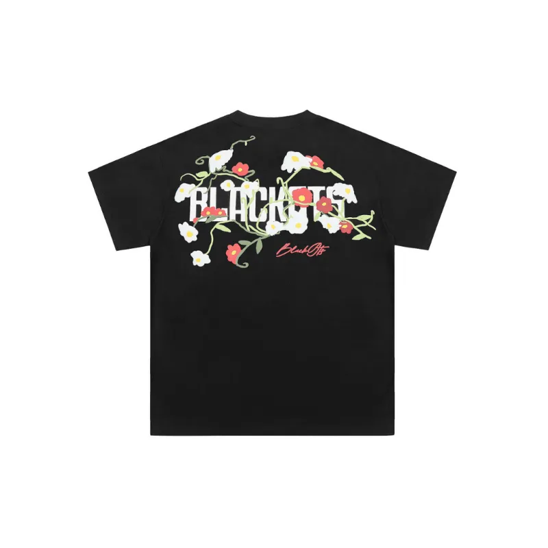 Fashion Loose Cotton Blended Fabric T Shirt-5