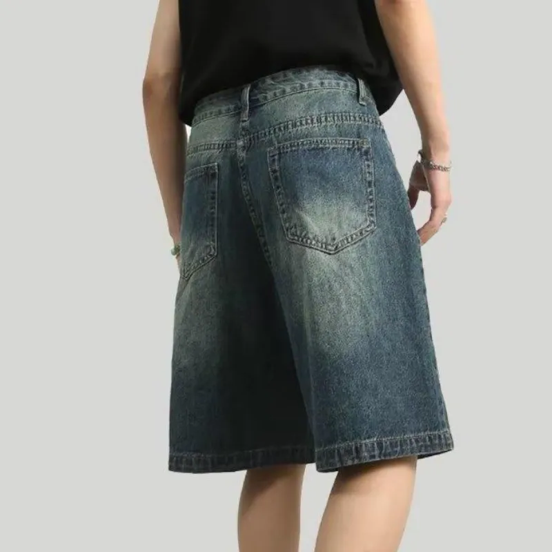 Trendy Retro Denim Shorts-2