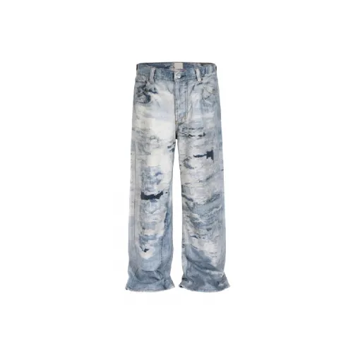 GBXM Jeans Unisex Khaki Plaid