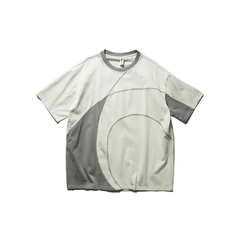 Retro Loose Cotton Blended Fabric T Shirt Unisex-2