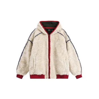 Retro Loose Blended Synthetic Fabrics Velvet Jacket