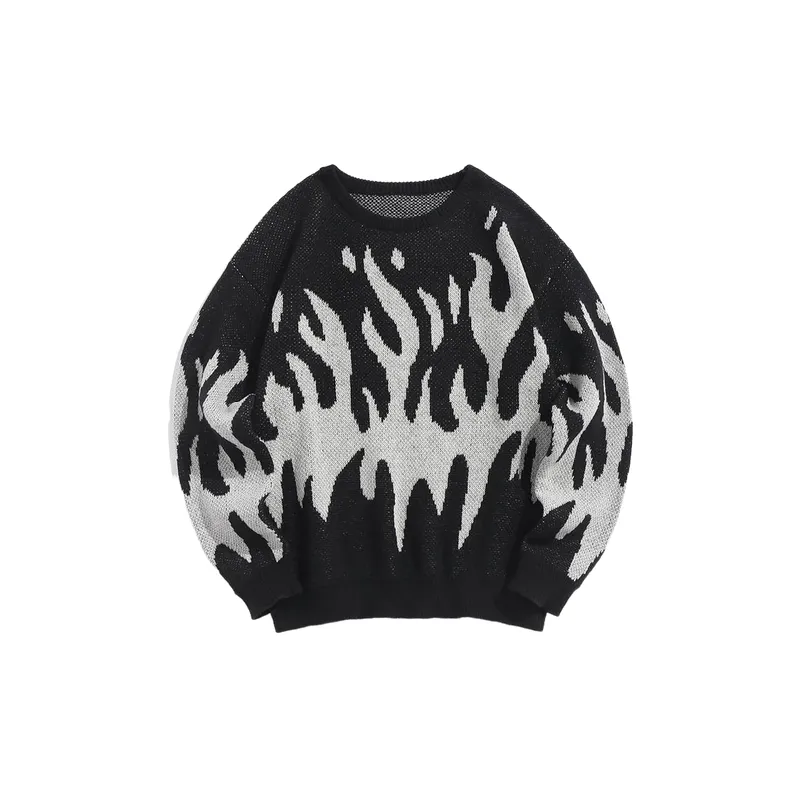 Casual Fashionable Long Sleeve Sweater-1