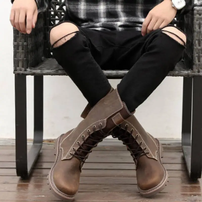 Retro Trendy Knee high Boots-8
