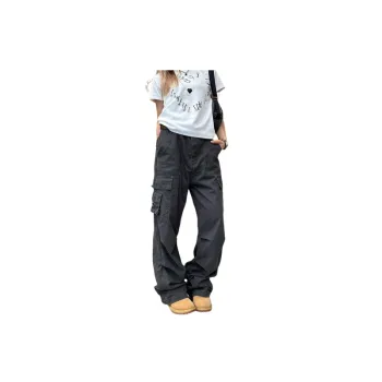 Glamorous Simple Cotton Casual Pants