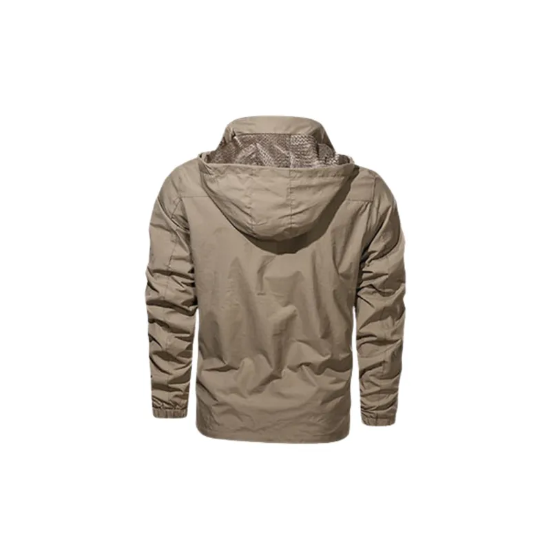 Retro Plain Cotton Jacket-4