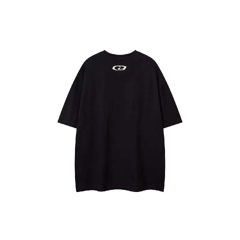 Trendy Print Cotton Blended Fabric T Shirt-3