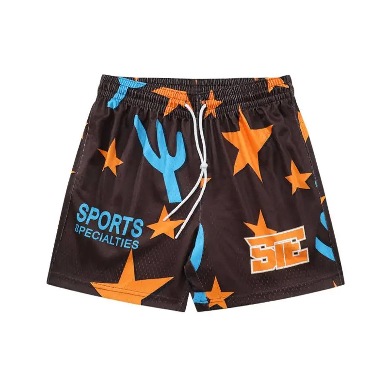 Tie Dye Retro Breathable Shorts-4