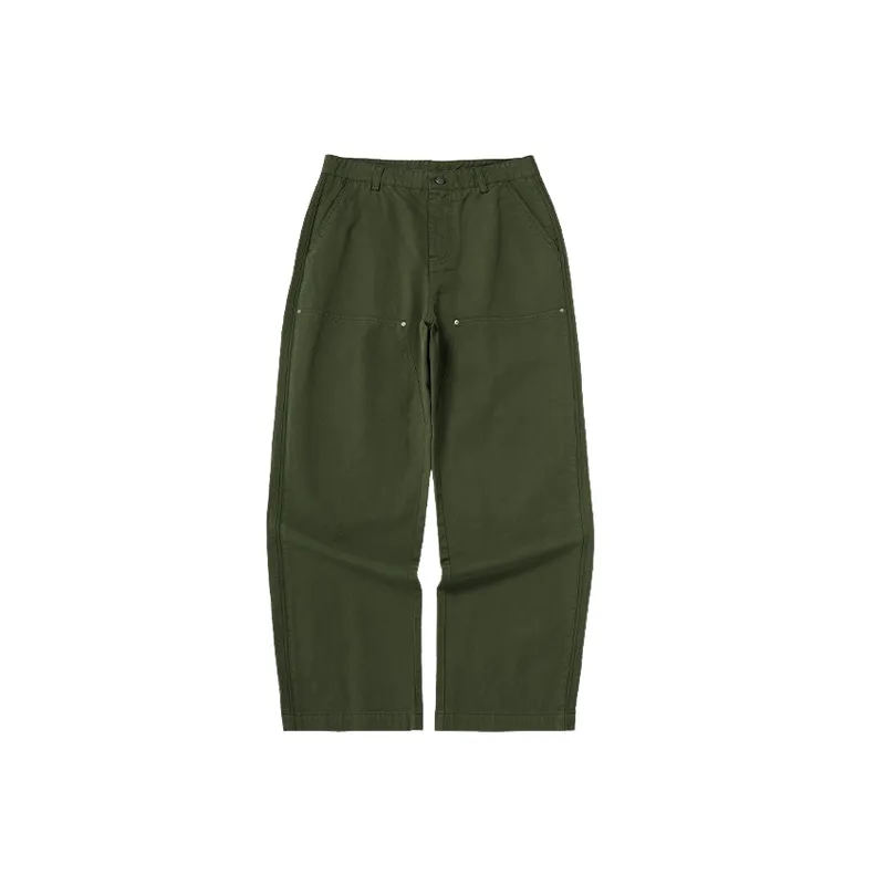 Street Loose Cotton Cargo Pants-8