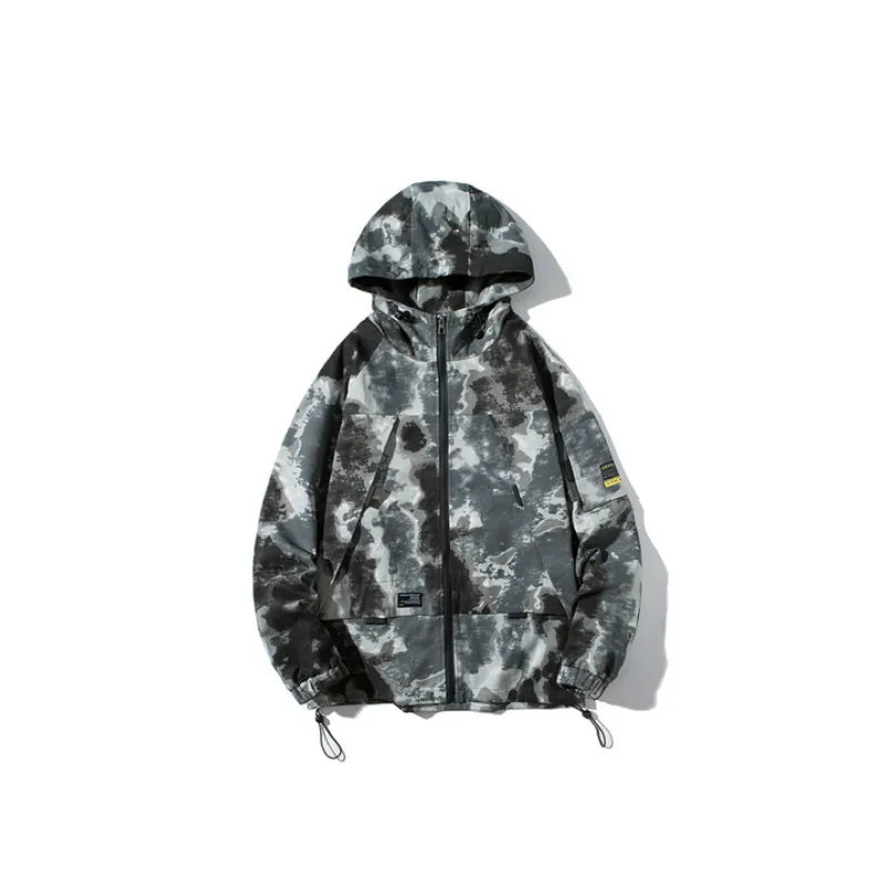 New Retro Camouflage Functional Loose Jacket-6