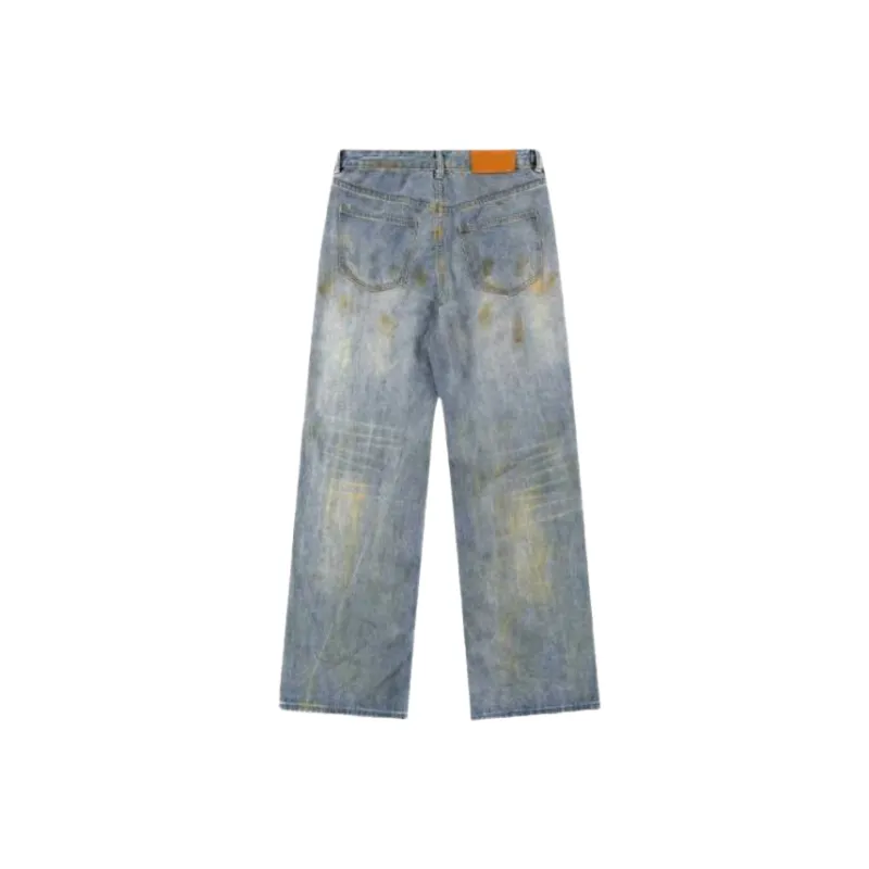 Retro Washed Jeans-1