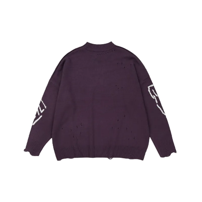 Ripped Loose Sweater-1