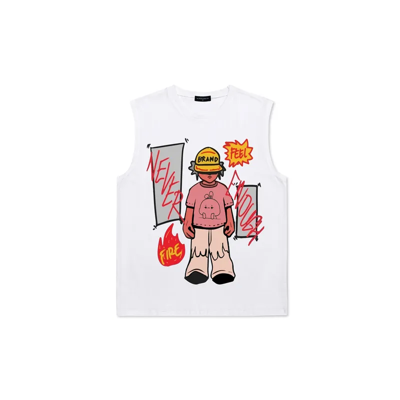 Loose Harajuku Sleeveless T shirt