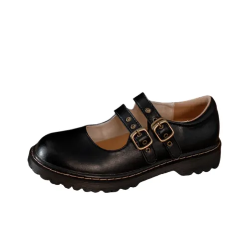 Retro Plain Mary Jane Shoes