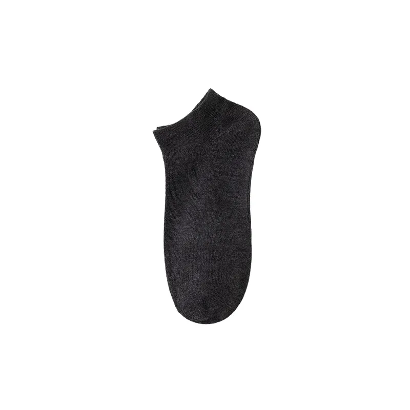 Plain Breathable Polyester Cotton Socks-0