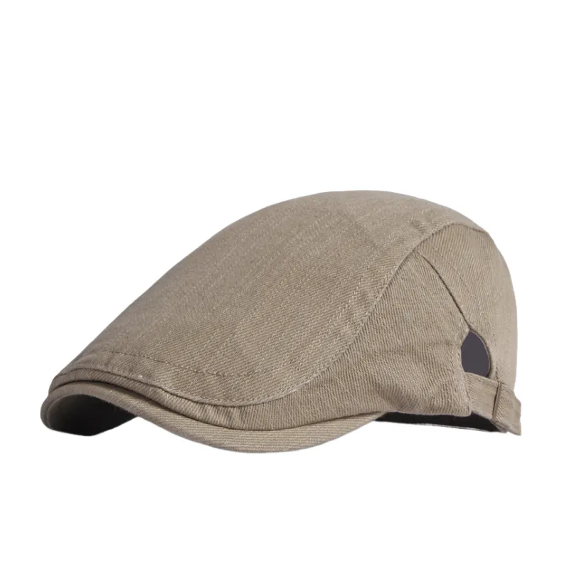 Simple Plain Beret Man-3