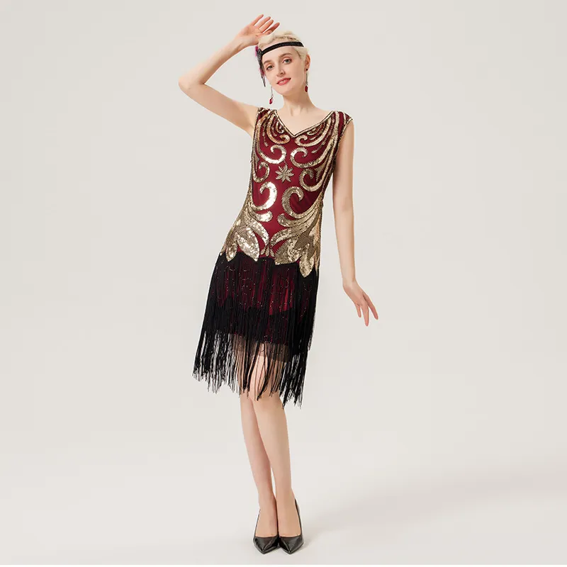 Retro Funky Dress Women-6