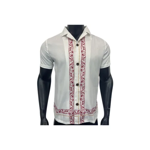 Lapel Button Short Sleeve Shirt