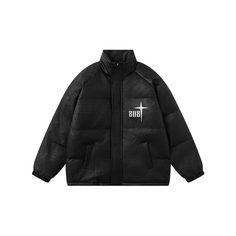 Fashionable Loose Quilted Jacket-0