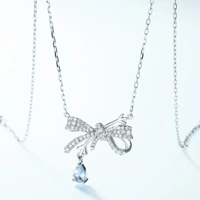 Fashionable Bow Necklace-1