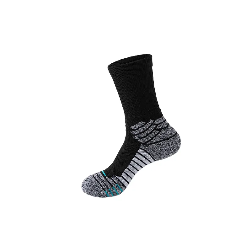 Sporty Simple Polyester Mid Calf Sock-6