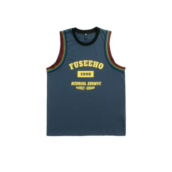 Retro Casual Printed Vest T Shirt