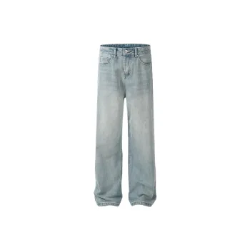 Casual Straight Leg Jeans