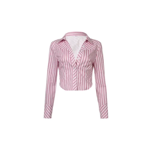 Street Striped Shirt Women