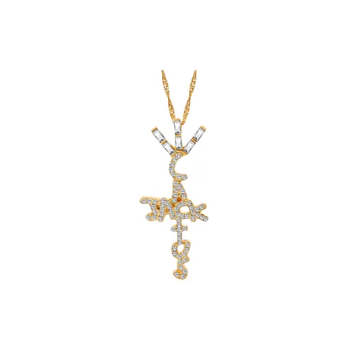 Hip Hop Cactus Jack Zircon Necklace