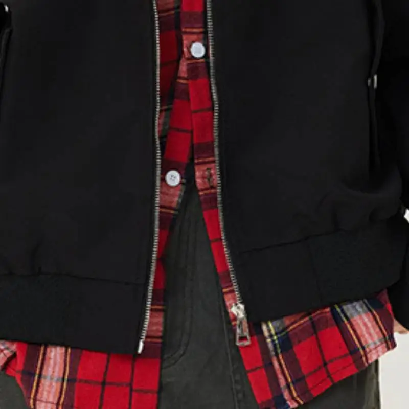 Basics Plaid Jacket-9