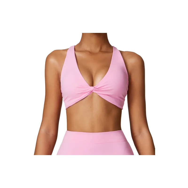 Casual Plain Nylon Spandex Brushed Fabric Sports Underwear Women-4