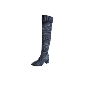 Retro Fashionable Thigh High Boots