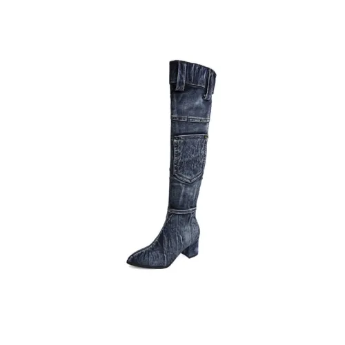 Retro Fashionable Thigh High prevent boot