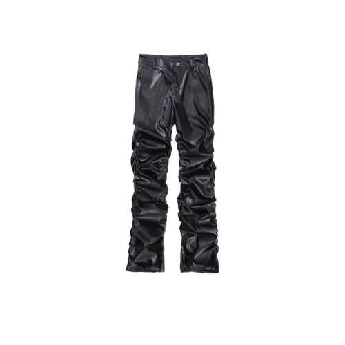 Leder Baggy Pants