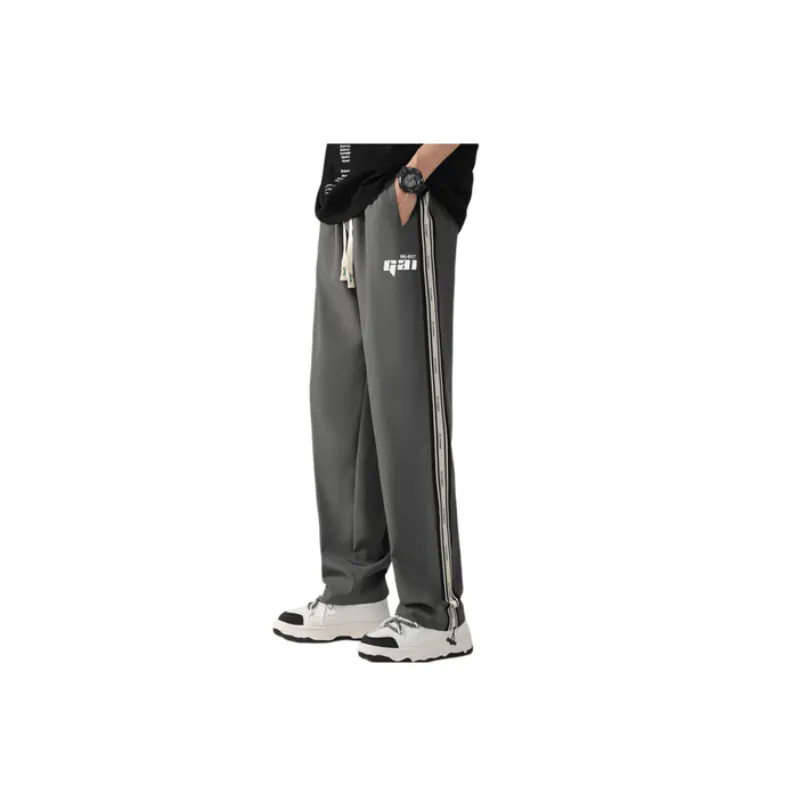 Fashion Silk Loose Casual Pants-2