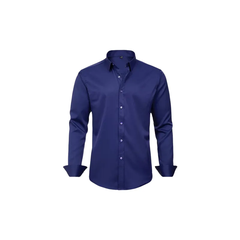 Plain Simple Four Way Stretch Fabric Shirt-9